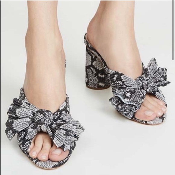 Pleated Knot Mules - Picture 1 of 6